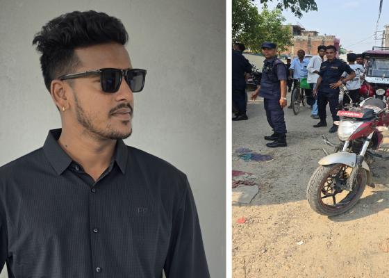 हेलमेट राम्रोसँग नलगाएको भन्दै पत्रकार रायलाई प्रहरी इन्सपेक्टरले गरे दुव्र्यवहार