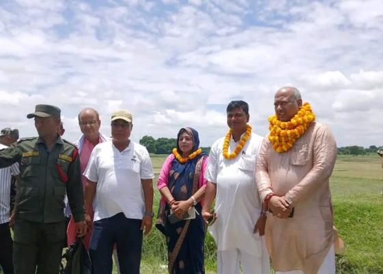 मुख्यमन्त्री सिंहद्वारा थ्री फेज कृषी विद्युतिकरणको उदघाटन