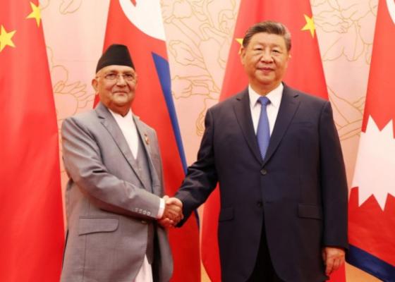 प्रधानमन्त्री ओलीले चिनियाँ राष्ट्रपति सीसँग भने : चीन-भारत लिपुलेक व्यापार सहमति आपत्तिजनक