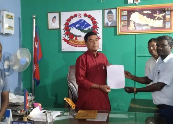 प्याब्सनले शिक्षा विधेयकप्रति आपत्ति जनाउँदै नगरप्रमुखलाई बुझाए ज्ञापनपत्र