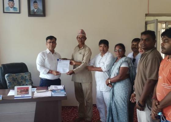 प्रस्तावित ‘संघ संस्था ऐन  २०८२’ विधेयक संशोधनको माँग गर्दै प्रजिअलाई बुझाए ज्ञापनपत्र 